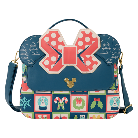 Disney - Mickey & Minnie Holiday Crossbody Bag
