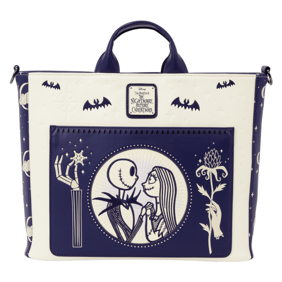 The Nightmare Before Christmas - Jack & Sally Night Sky Convertible Backpack & Tote Bag