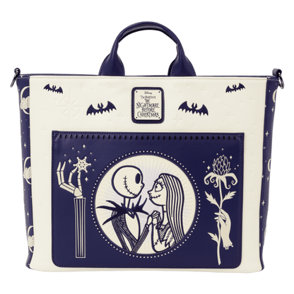 The Nightmare Before Christmas - Jack & Sally Night Sky Convertible Backpack & Tote Bag