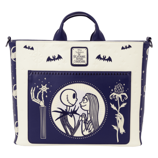 The Nightmare Before Christmas - Jack & Sally Night Sky Convertible Backpack & Tote Bag