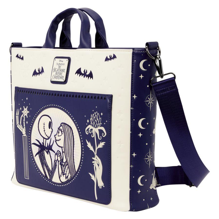 The Nightmare Before Christmas - Jack & Sally Night Sky Convertible Backpack & Tote Bag