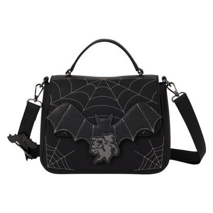Disney - Mickey & Minnie Spiderweb and Bats Crossbody Bag
