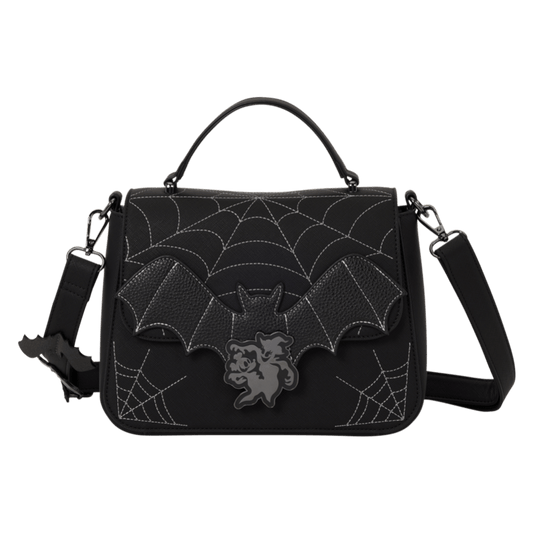 Disney - Mickey & Minnie Spiderweb and Bats Crossbody Bag