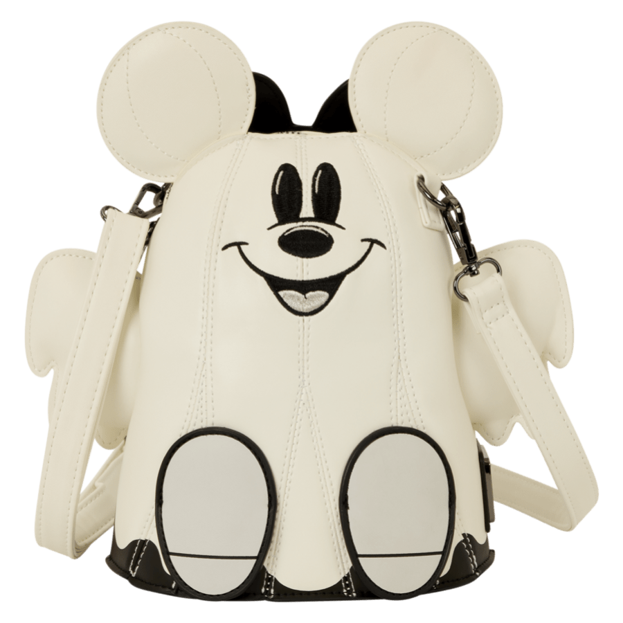 Disney - Mickey & Minnie Ghost Glow Figural Crossbody Bag