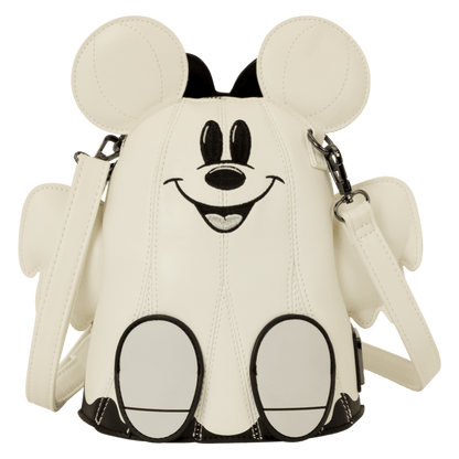 Disney - Mickey & Minnie Ghost Glow Figural Crossbody Bag