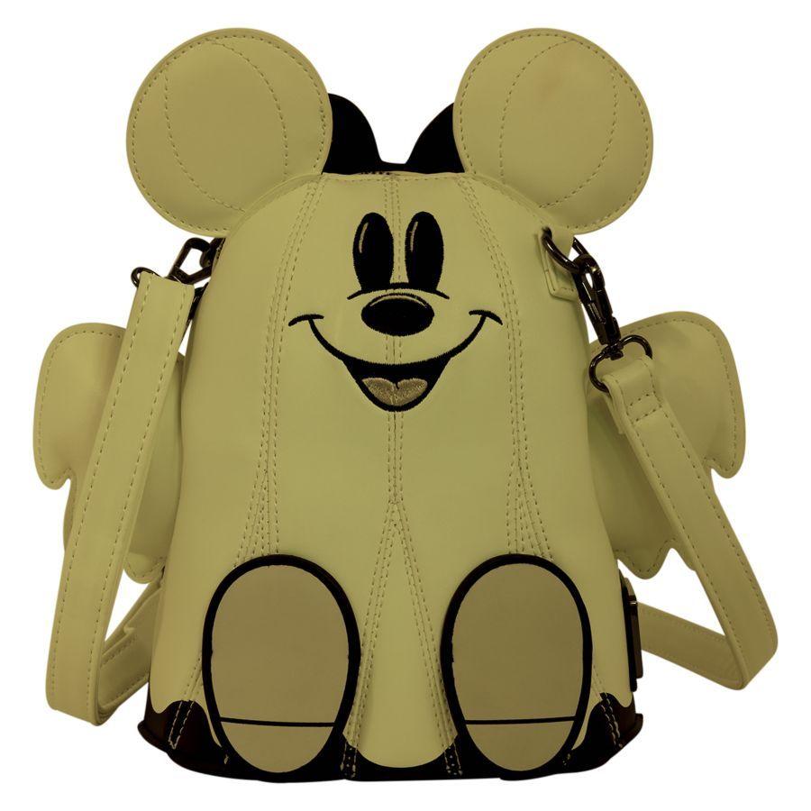 Disney - Mickey & Minnie Ghost Glow Figural Crossbody Bag