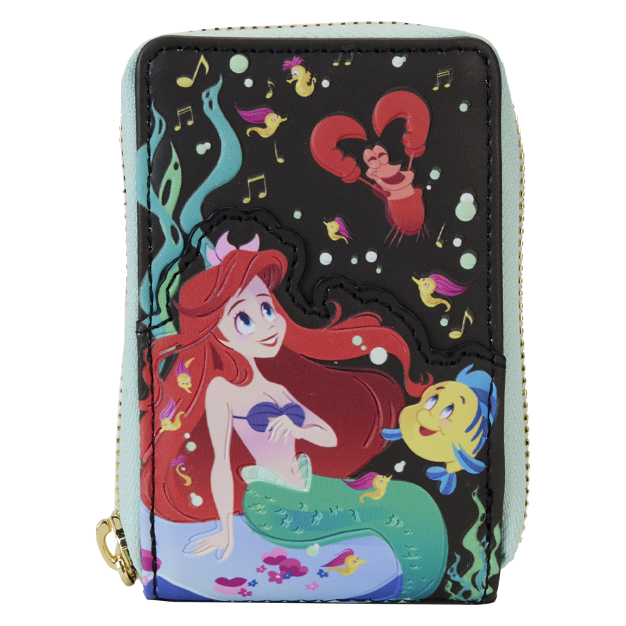 The Little Mermaid (1989) 35th Anniversary - Life Is The Bubbles Zip Around Wallet