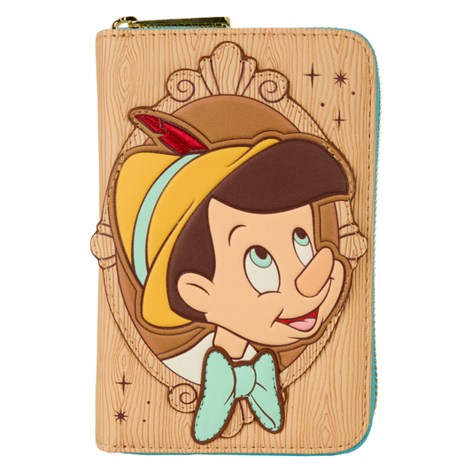 Pinocchio - Portrait Zip Around Wallet