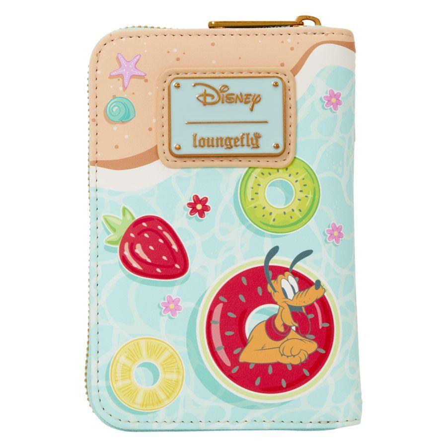 Mickey & Minnie - Beach Fun Zip Around Wallet