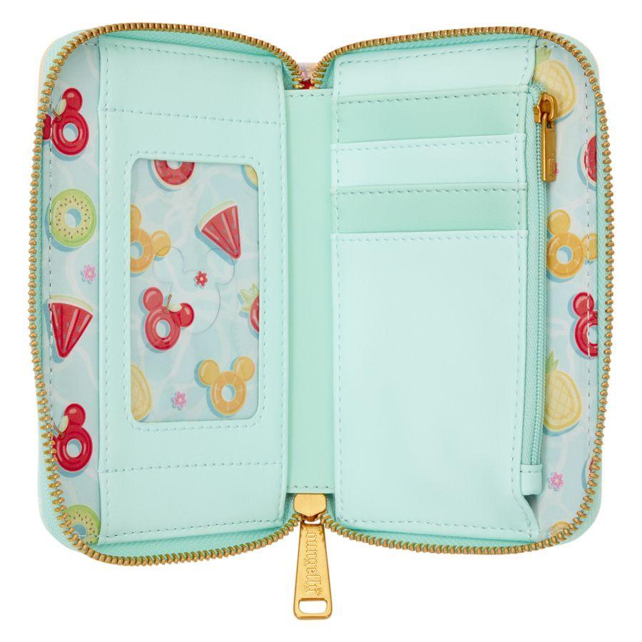 Mickey & Minnie - Beach Fun Zip Around Wallet