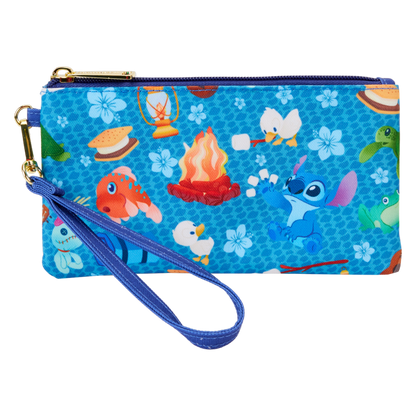 Lilo & Stitch - Camping Cuties All-over-print Nylon Wristlet