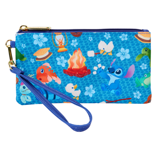 Lilo & Stitch - Camping Cuties All-over-print Nylon Wristlet