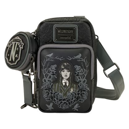 Wednesday - Wednesday Cell Phone Crossbody Bag with Coin Bag