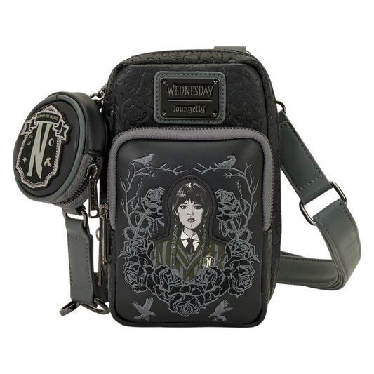 Wednesday - Wednesday Cell Phone Crossbody Bag with Coin Bag