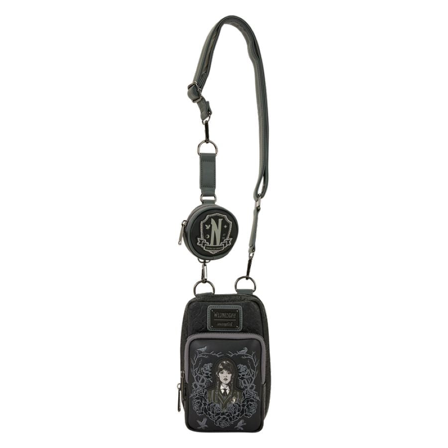 Wednesday - Wednesday Cell Phone Crossbody Bag with Coin Bag