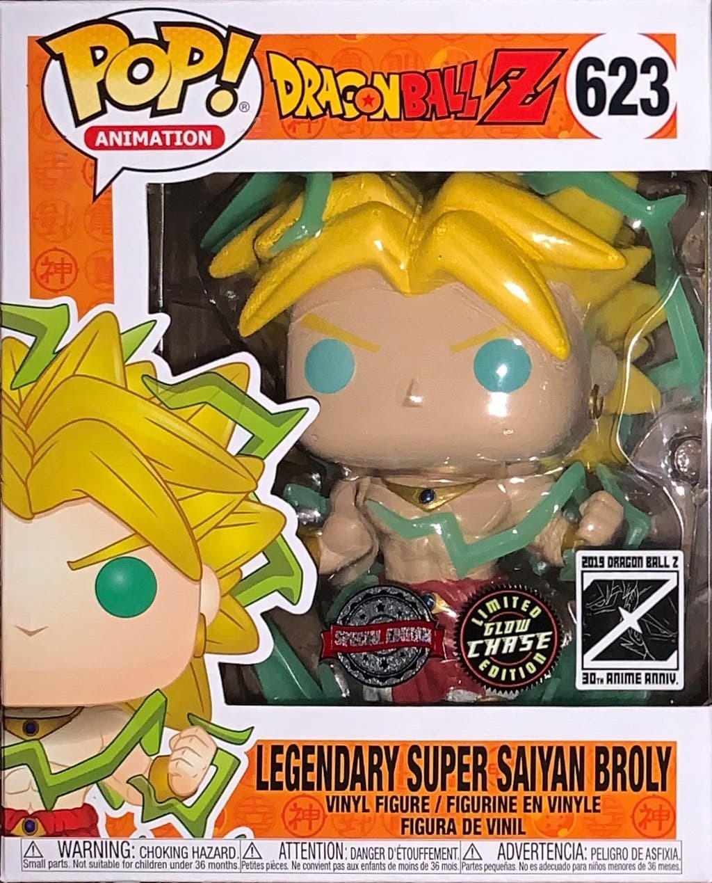 Dragon Ball Z - Legendary Super Saiyan Broly 6" CHASE Pop! Vinyl #623
