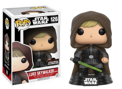 Star Wars - Luke Skywalker (Hood) 2017 Galactic Convention Pop! Vinyl #126