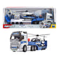 Majorette - Volvo Truck + Airbus Police Helicopter