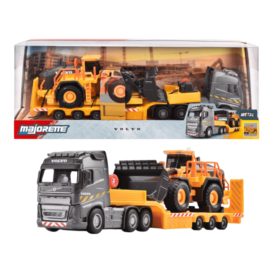 Majorette - Volvo FH16 Truck + Wheel Loader