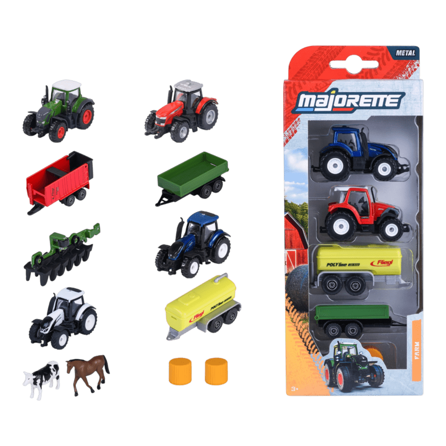 Majorette - 1:64 Farm 5 Pieces Set 6ct H/S