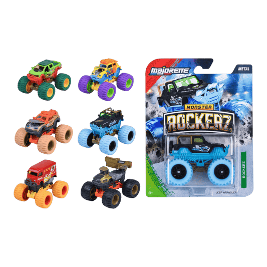 Majorette - 1:64 Monster Rockerz 12ct H/S