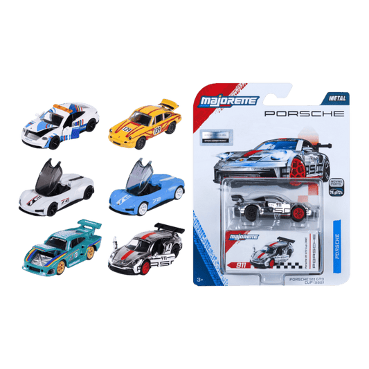 Majorette - 1:64 Porsche Deluxe Cars 12ct H/S