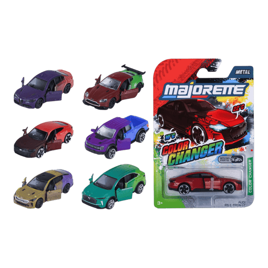 Majorette - 1:64 Color Changers Premium Cars 12ct H/S