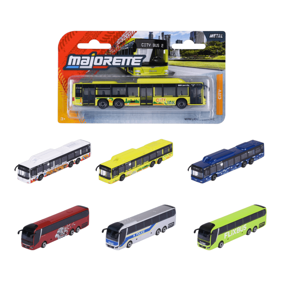Majorette - 1:64 City MAN Bus 12ct H/S