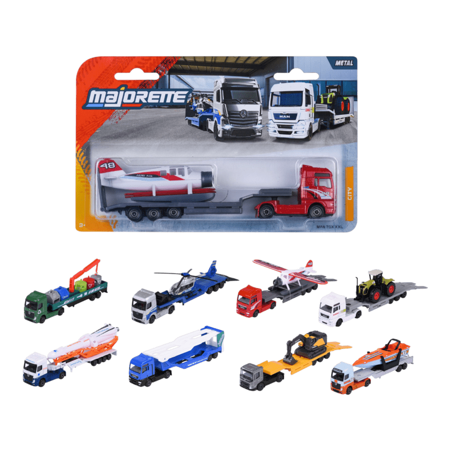 Majorette - 1:64 City Transporter 12ct H/S