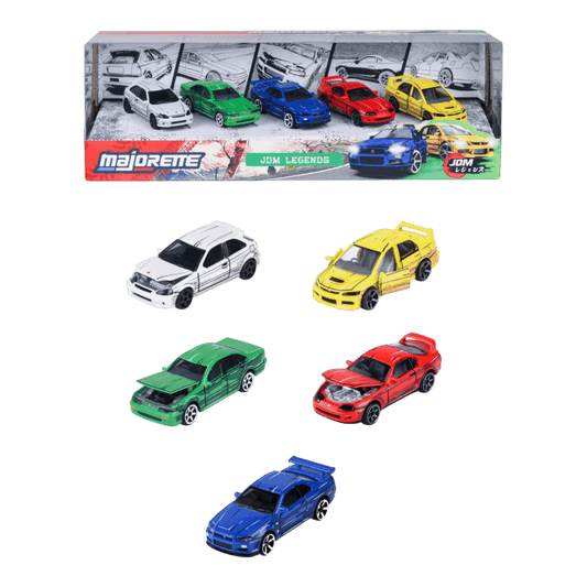 Majorette - 1:64 JDM Legends Anime 5 Vehicle Giftpack