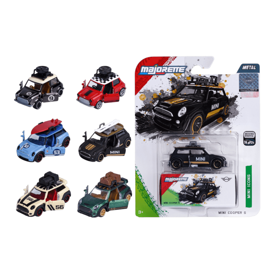 Majorette - 1:64 Mini Deluxe Cars 12ct H/S