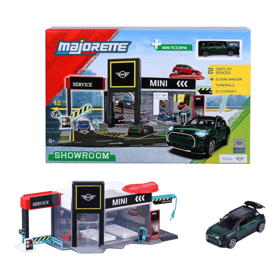 Majorette - 1:64 Mini Showroom w/Mini Car