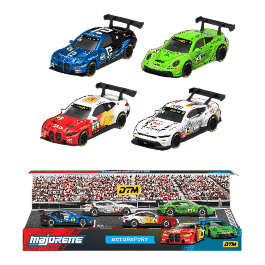 Majorette - 1:64 Motorsport DTM 4 Vehicle Giftpack