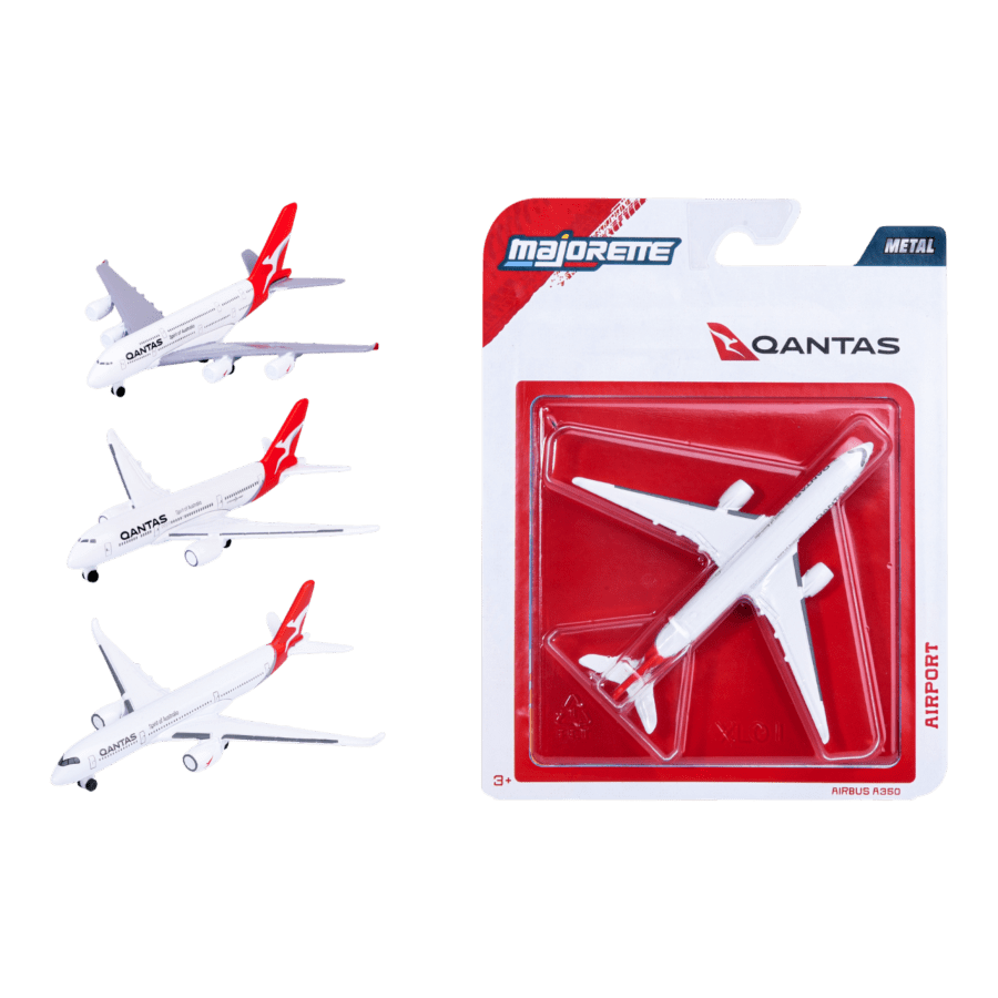 Qantas - Airplane Set Assorted (12 Pieces)