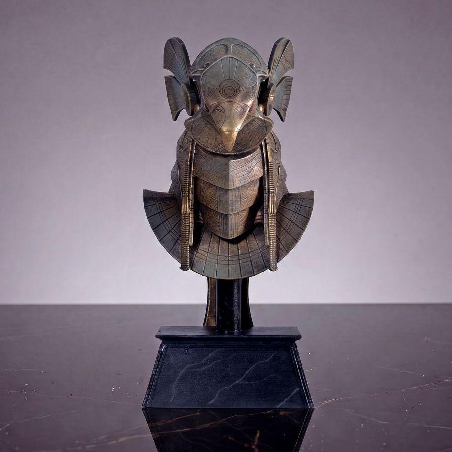 Stargate - Horus Guard Helmet on Base Desktop Replica
