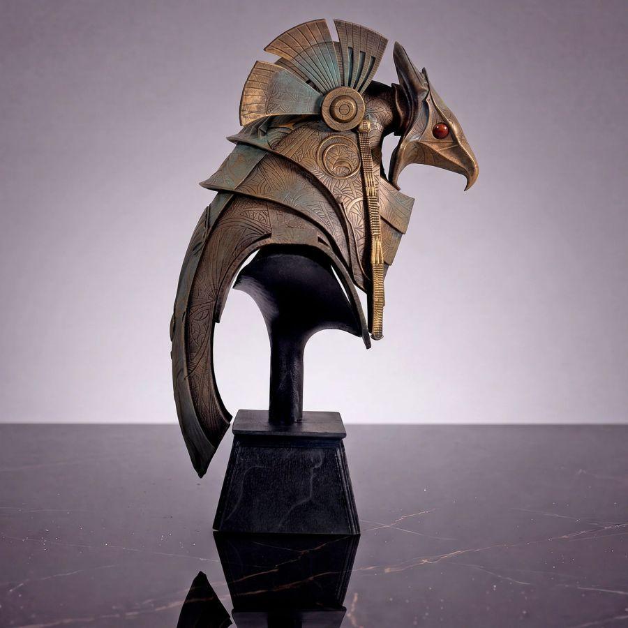 Stargate - Horus Guard Helmet on Base Desktop Replica
