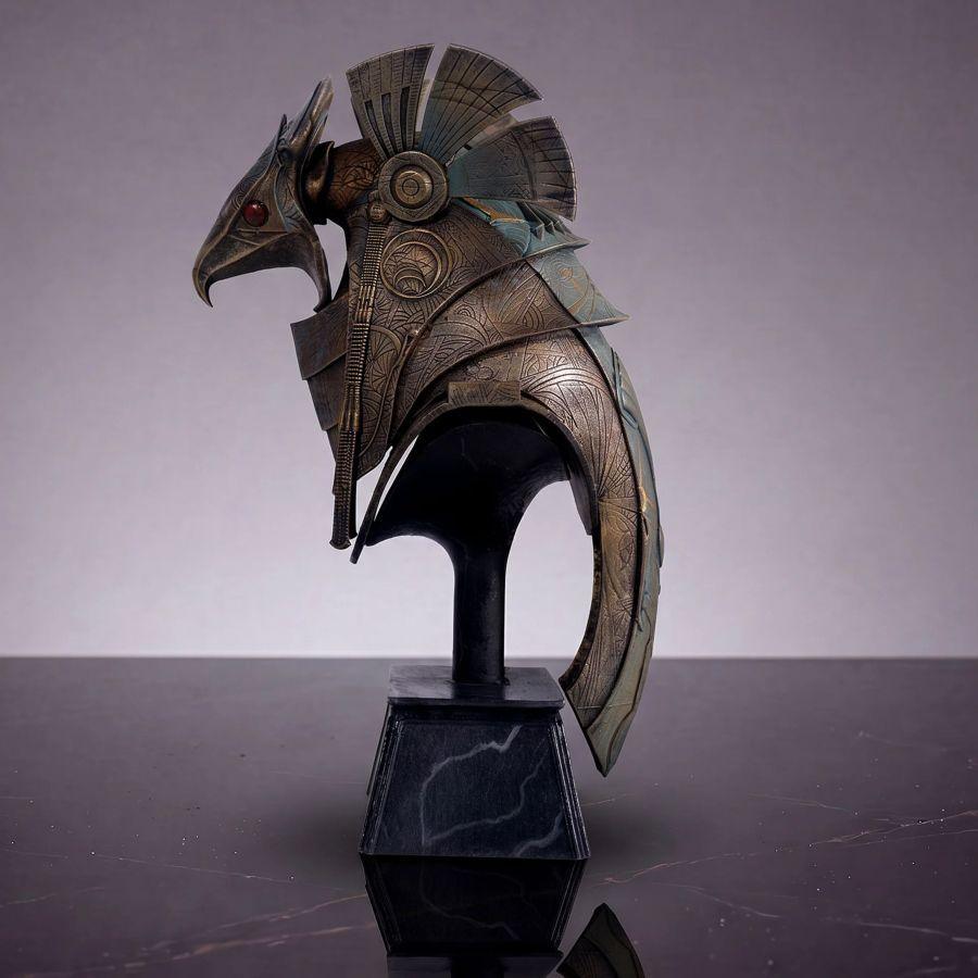 Stargate - Horus Guard Helmet on Base Desktop Replica