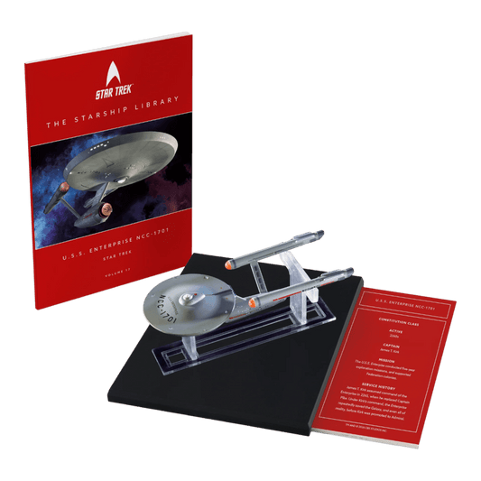 Star Trek: The Original Series - U.S.S. Enterprise NCC-1701 Diecast Ship & Book
