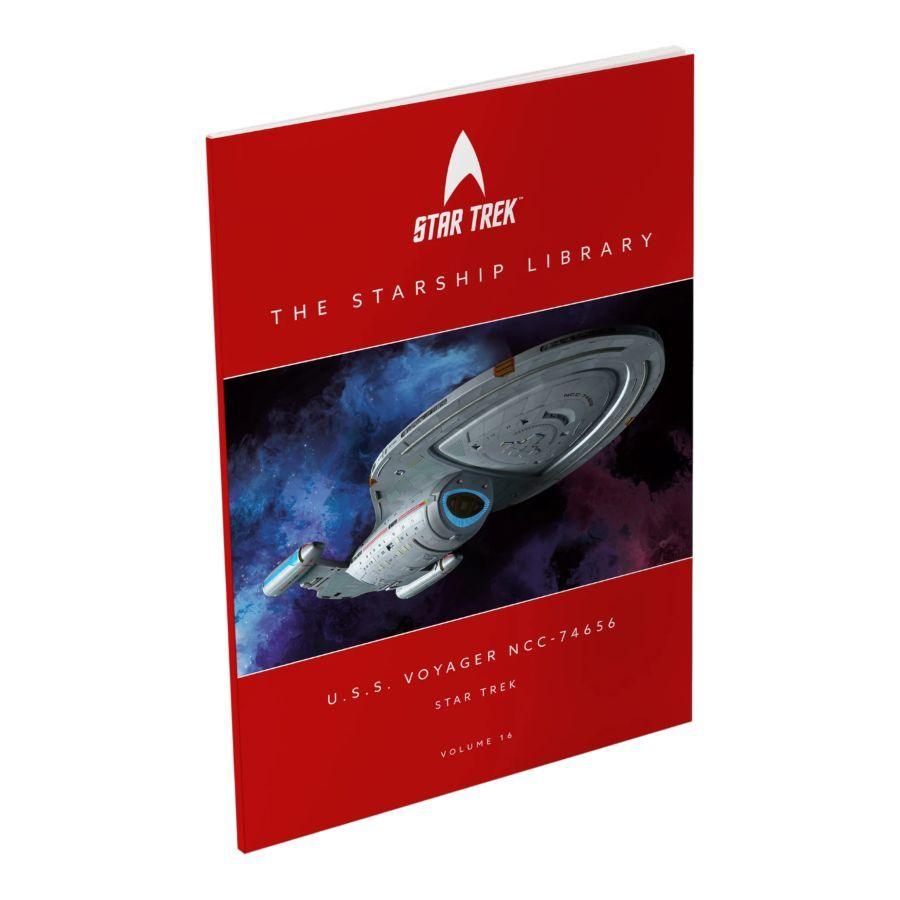 Star Trek: Voyager - U.S.S. Voyager NCC-74656 Diecast Ship & Book