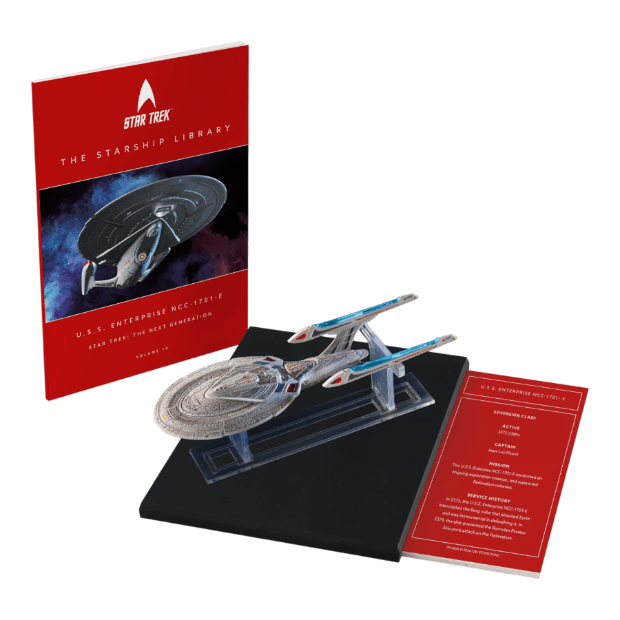 Star Trek: First Contact - U.S.S. Enterprise NCC-1701-E Diecast Ship & Book