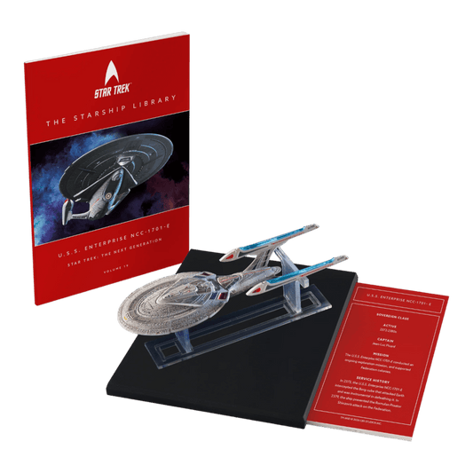 Star Trek: First Contact - U.S.S. Enterprise NCC-1701-E Diecast Ship & Book