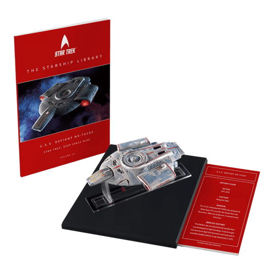 Star Trek: Deep Space Nine - U.S.S. Defiant NCC-74205 Diecast Ship & Book