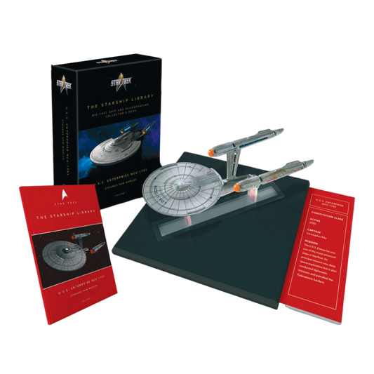 Star Trek: Strange New Worlds - U.S.S. Enterprise NCC-1701 Diecast Ship & Book