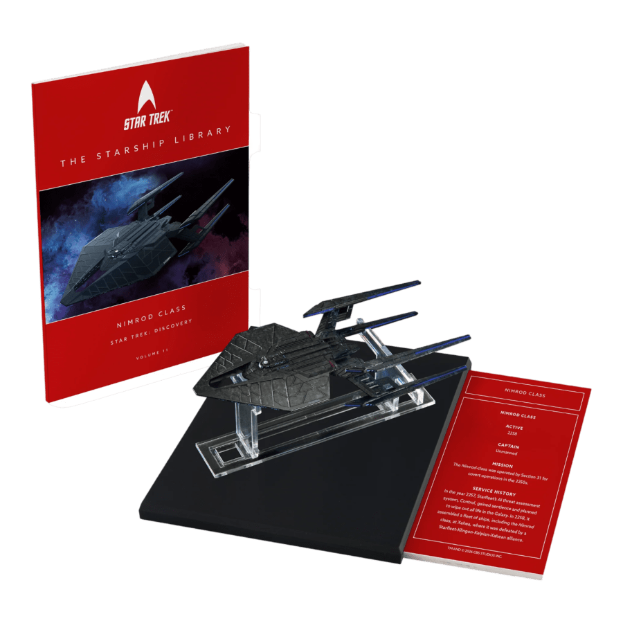 Star Trek: Discovery - Nimrod Class (Section 31) Diecast Ship & Book