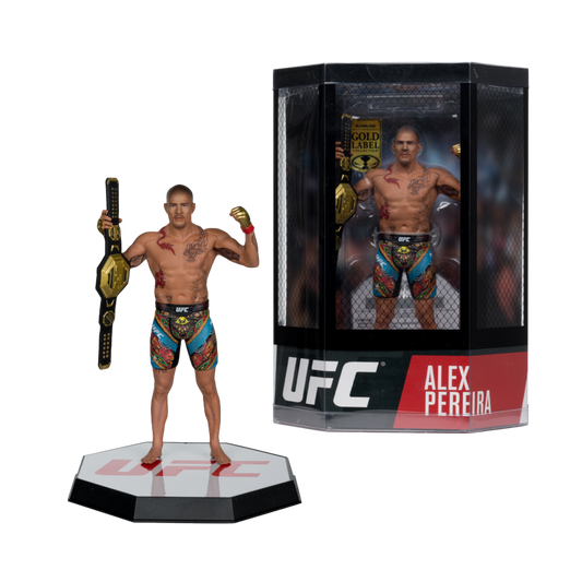 UFC - Alex Pereira Posed Action Figure | Ozzie Collectables UFC - Alex Pereira Posed Action Figure | Ozzie Collectables