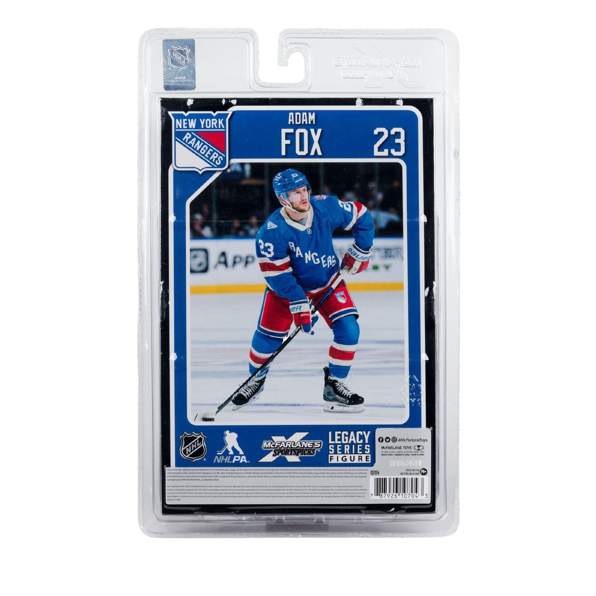 NHL - Adam Fox (Rangers Centennial) Posed Figure