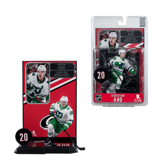 NHL - Sebastian Aho (Whalers Retro) Posed Figure