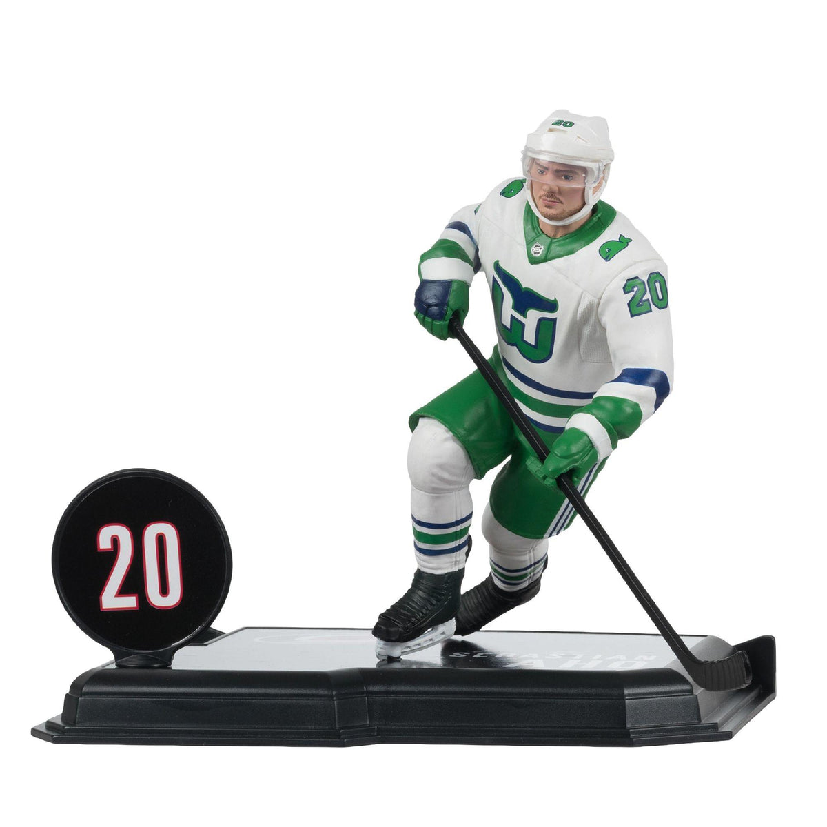 NHL - Sebastian Aho (Whalers Retro) Posed Figure
