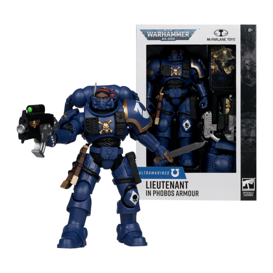 Warhammer 40,000 - Lieutenant in Phobos Armor 7" Action Figure