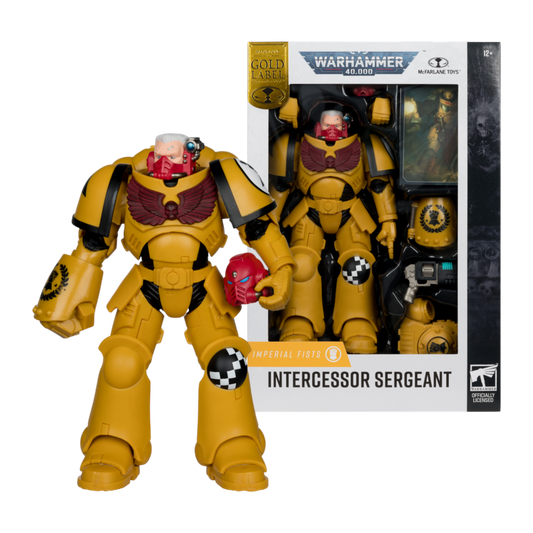 Warhammer 40,000 - Imperial Fist Intercessor Sergeant (Gold Label) 7" Action Figure